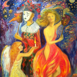 Bouffon amoureux  80X60   2014